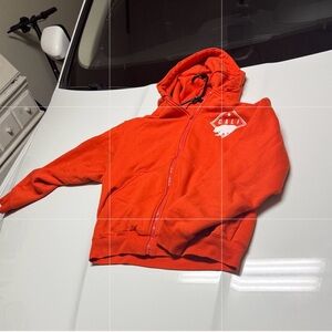 Red Hoodie with CAL Logo